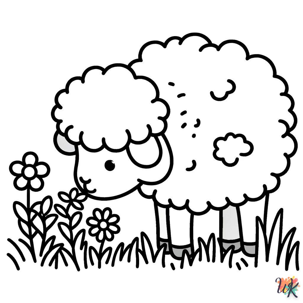 Pecora 9 Disegni da Colorare Pecora 7